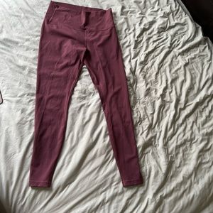 Lululemon burgundy leggings